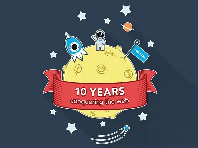 Our space branding illustration space