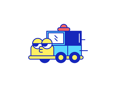 KKKAR brand car character color cool cute fashion fresh happy illustration mysterious streetwear