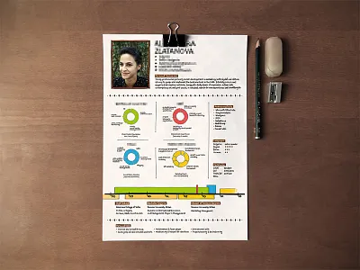 CV / RESUME adobe cv illustrator photoshop resume wacom