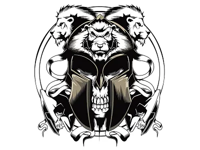 Logoart 300 adobe illustration illustrator logo skull vector