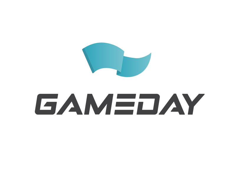 Gameday Logo beacon fan flag lantern location logotype mark micro pennant sport stadium