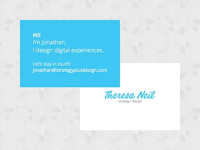 Cards of Business business cards open sans tnsd