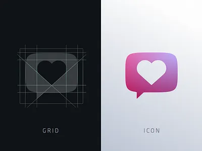 Notification Icon design hyper icon notification simple