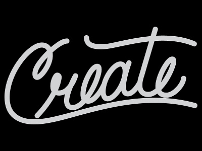 Create design illustration lettering logo type typography vector