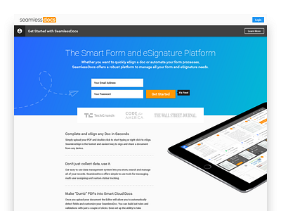 Visitor Lobby Signup material registration sign up signup sketch ui web app