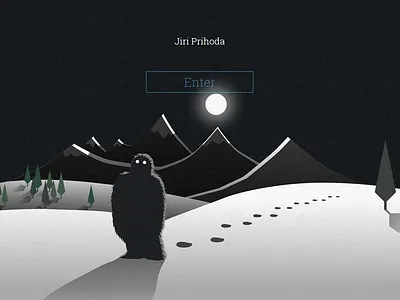 Landing Page landing moon mountains night page yetti