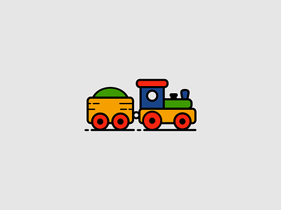 Toy Train children colors kids toy train