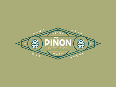 Pinion Bottle Co beer bottle company craft pine pinecones pinon reno