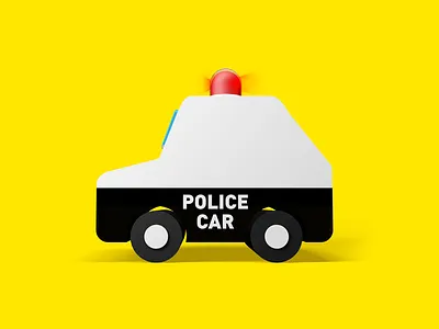 Policecar c4d