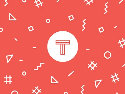 TINT Confetti branding confetti flat design geometric icons illustration minimalistic san francisco startup tint two tone
