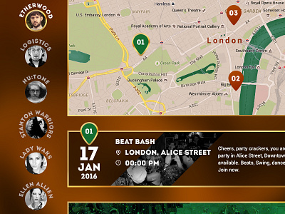 UI berlin date dj green jager jägermeister map panel product search teaser