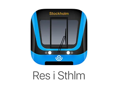 Res i Sthlm App Icon metro stockholm