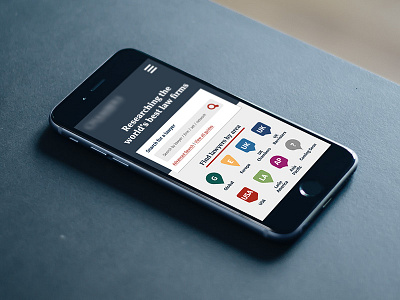 Law firms mobile law lawyer mobile ui website