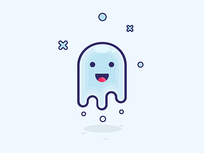 Ghost ghost icon vector