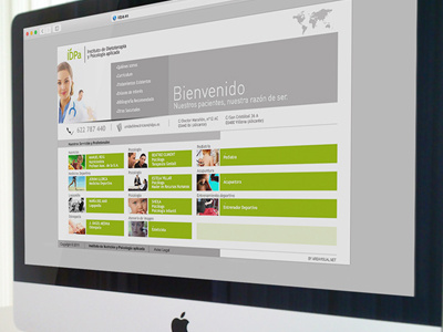 IDPa Instituto de Dietoterapia y Psicología aplicada design web