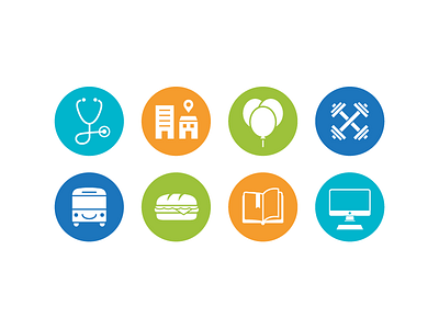 Careers Icons - Flat flat flat icons icon icons illustration knockout round web website