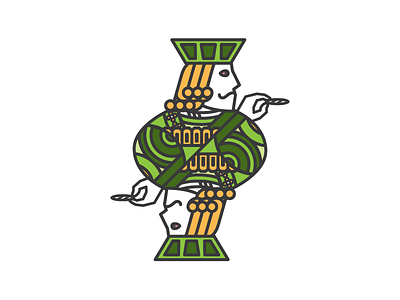 Jack Pot! illustration marijuana playing cards poker pot pun weed