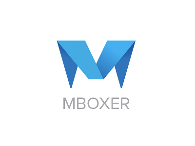 MBoxer Logo Concept geometric logo