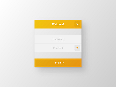 Modal Login Screen design illustrator login modal popup screen ui ui design