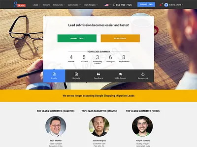 Gtrack WebApp app design clean flat design home tabs ui design ux design