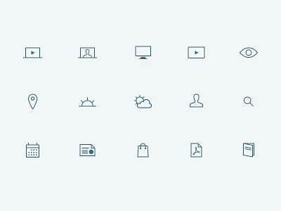 FranklinCovey Site Icons icons set simple