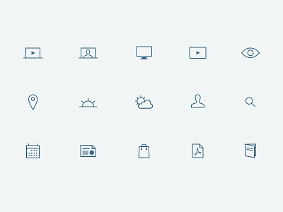 FranklinCovey Site Icons icons set simple