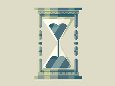 Hourglass clock design graphic design greek hourglass icon iconography illustration time vectors