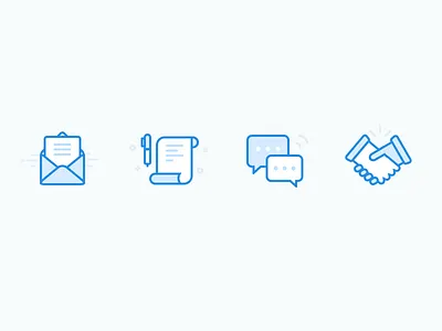 Hiring Process Icons hire icon