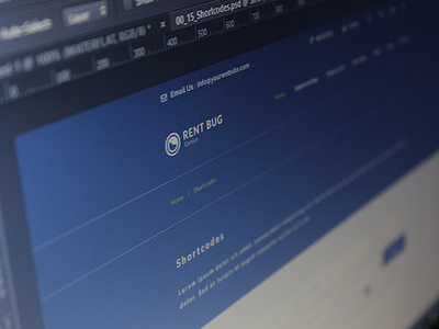 Genius - Rent Bug - shoot admin app dashboard envato grad graphs job landing logo rent typography ui