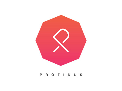 Protinus branding engineering gradient logo