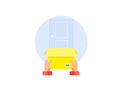 home delivery service commerce icon shopping