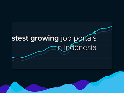 Flat Growing Graph analytics data flat glow graph stat statistic ui ux