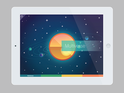 Science up concept digital magazine gamification interactive popular science