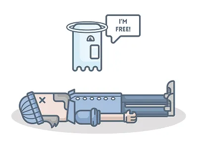 Soul escape blue body death escape free freedom fun ghost grey holy smile soul