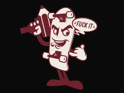 Old Dirty Dermot Mascot Tee character design mascot design tee design vector design