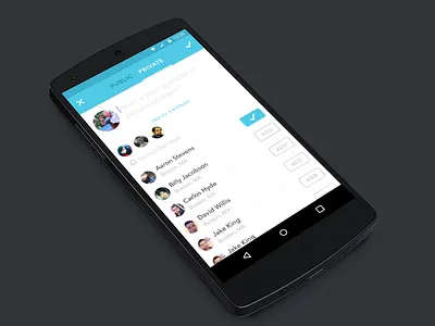 Create Private Chat android app chat community icon material mobile political