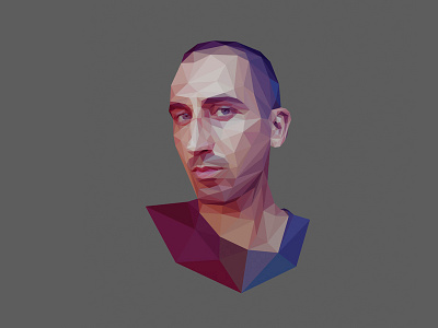 Nathanael Turner author colors lopoly lowpoly lowpoly portrait magazine