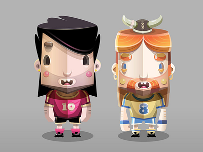 Sergi & Svenson (vector) character children illustration illustrator offsiders vector viking