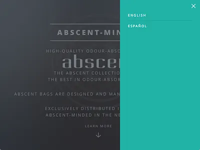 Abscent Website Goes Multilingual minimal multilingual website