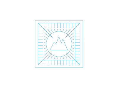 Nativo Alt branding logo mountains pattern