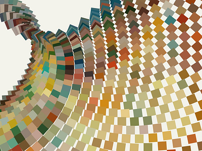 Starry Starry Space Warp art code coding design generative geometric graphics processing squares swirl van gogh vincent
