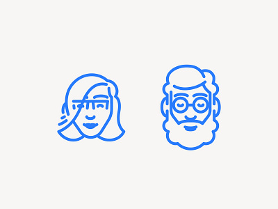 Portraits icon illustration profile user