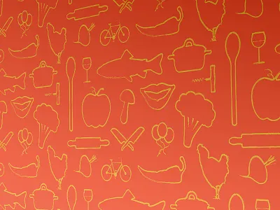 Celebrate the Bounty Pattern celebrate the bounty celebration festival food fun pattern