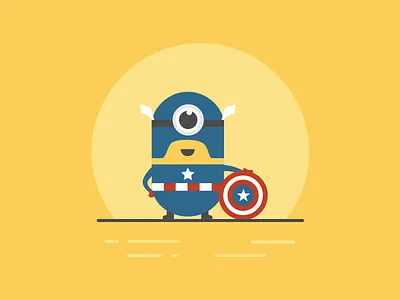 Minions x Captain America