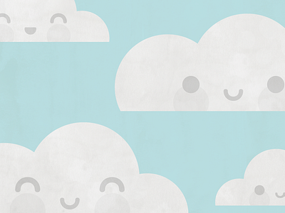 Kawaii Clouds clouds cute happy illustration joy kawaii love nature smile