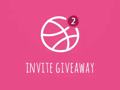 Dribbble Invite Giveaway draft dribbble giveaway invite