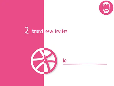 2 hot invites for Dribbble draft dribbble invite player