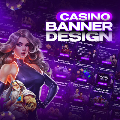 Casino website slot banner || Redesign casino website ✨ betting website casino casino dashboard casino games casino slot banner design casino website gambling slots sportsbook баннер