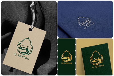 Al Rawdah Arabic Logo for fashion brand al rawdah al rawdah logo arabc calligraphy logo arabic brand arabic calligraphy arabic logo branding calligraphy artist calligraphy font calligraphy logo fashion brand logo islamic fashion islamic heritage logo logoconcept muslim life style typography