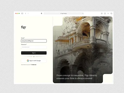 Make Sign In Page UI your own components create account design figma log in login sign in sign in screen sign up sign up screen signup ui ui design ui ux webdesign website